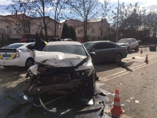 Массовое ДТП на поселке Котовского