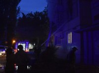 Пожар в многоэтажном доме на Котовского фото 2