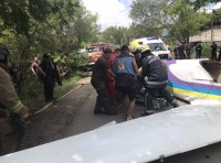 В Одессе упал самолет ФОТО-1