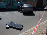 На Черемушках   автомобиль  «Таврия»  столкнулся с трамваем   фото 5