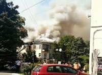 Пожар в жилом доме в центре Одессе  фото 3