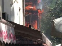 Пожар в жилом доме в центре Одессе  фото 2