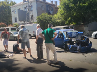 В Одессе столкнулись маршрутное такси и Chevrolet фото1