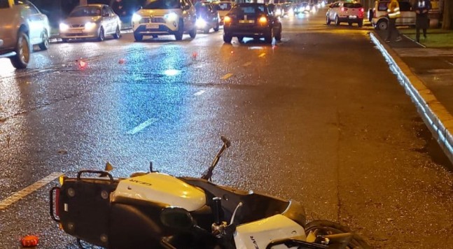 ДТП на проспекте Шевченко: мопедист госпитализирован