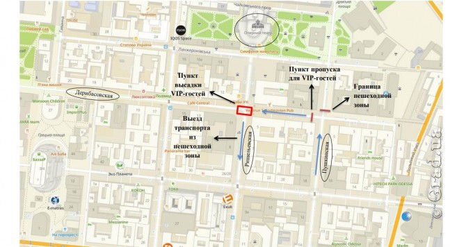 схема движения транспорта