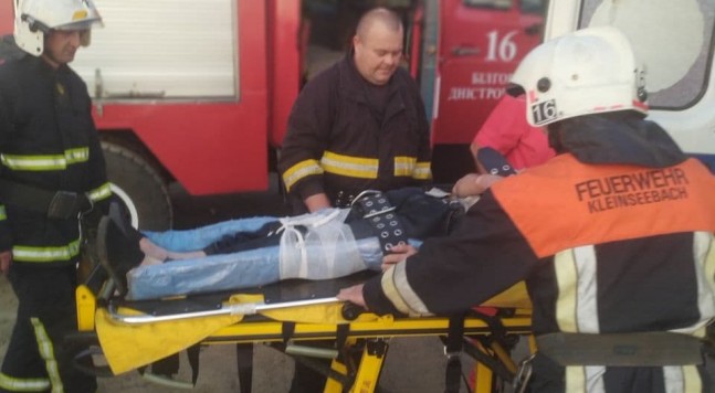 упал турист