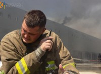 В селе Нерубайском, Одесской области горят складские помещения