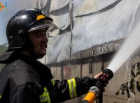 В селе Нерубайском, Одесской области горят складские помещения