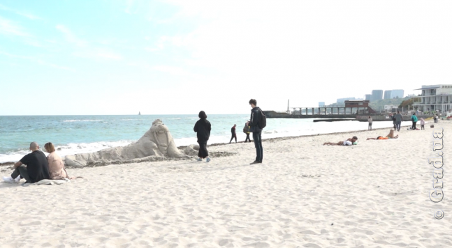 морж из песка