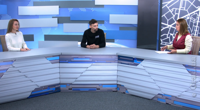 Элистин Михайлов и Марина Замчевская в программе Тема дня