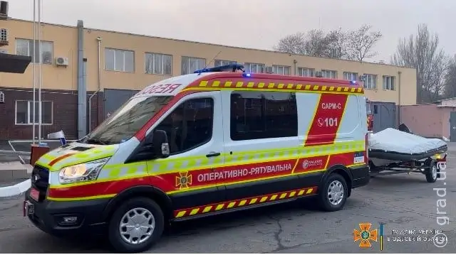 Автопарк спасателей Одесской области пополнился новой спецтехникой