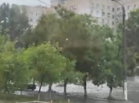Последтвия ливня на Балковской