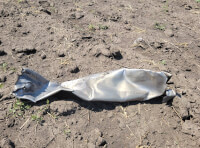 Обломки ракеты