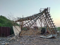 Последствия ракетного удара