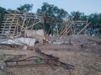 Последствия ракетного удара