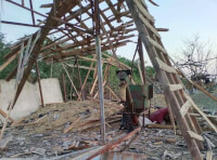 Последствия ракетного удара