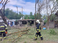 Ликвидация последствий ракетного удара