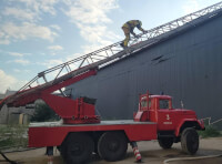 Ліквідація наслідків ракетного удару