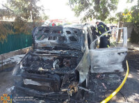 Сгоревший автомобиль