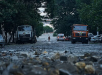 разрушения в центре Одессы