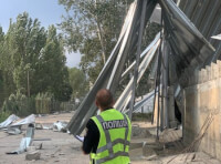 Правоохоронці фіксують наслідки ворожої атаки