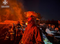 Ліквідація наслідків нічного обстрілу об'єкту критичної інфраструктури Одещини_1