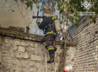 Пожежа на території лікарні