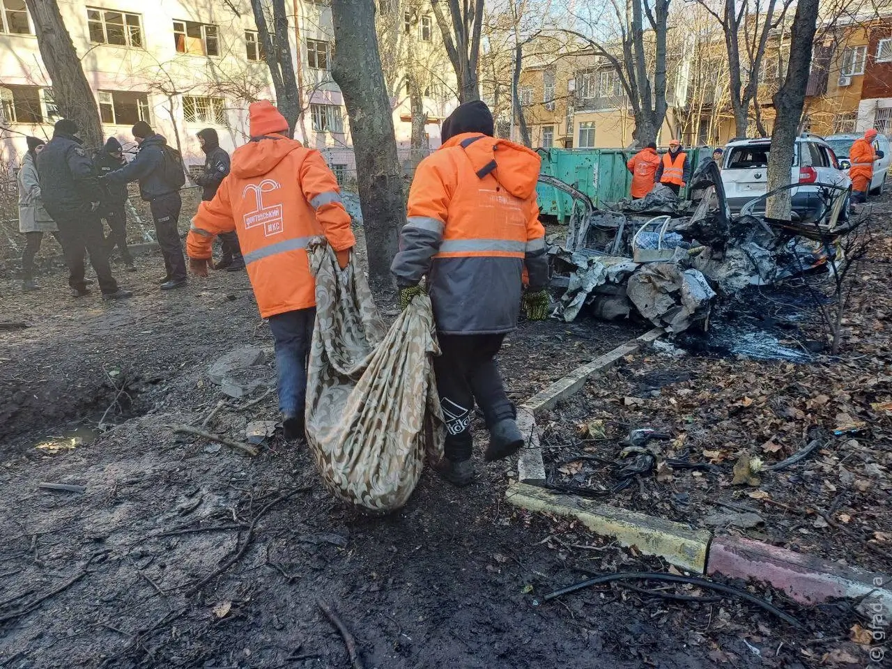 В Одессе ликвидируют последствия ночной атаки » Новости Одессы | ГРАД