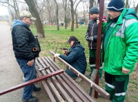 ремонт скамейки