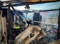 Березівські рятувальники ліквідували пожежу 2-х господарчих споруд_1