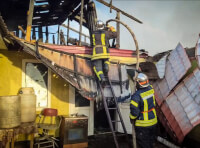 Березівські рятувальники ліквідували пожежу 2-х господарчих споруд_4