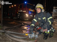 Пожежа на території будинку інтернату в селі Красносілка