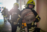 Утренний пожар на Дерибасовской тушили 50 спасателей