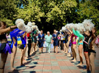 встреча олимпийских чемпионок в Одессе