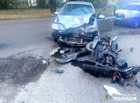 ДТП с мотоциклом