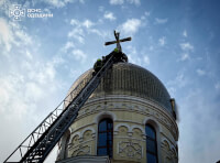 В Одесі у храм чоловічого монастиря влучила блискавка