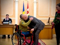 награждение спортсмена