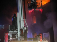 пожар посту атаки на Одессу