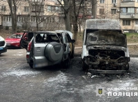 сгоревший автомобиль