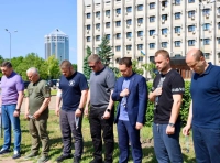 в сквере Небесной Сотни 4.06.2025