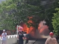 пожар в кафе на одесском пляже