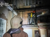 пожар на улице Троицкая в Одессе (1)