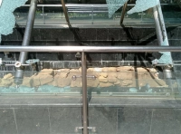 вандалы разбили купол на саркофаге