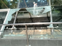 вандалы разбили купол на саркофаге (1)