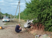 Пьяный водитель на Lexus врезался в дерево-1