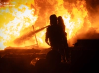 пожар после атаки 18 августа -1