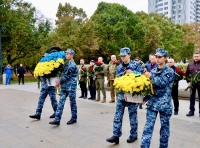 возложение цветов в День защитников и защитниц Украины