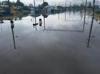 подтопление на железной дороге