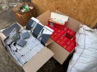 Сигаретная «фабрика» в гараже одессит -1